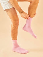 Crew Everyday Socks In Gum Pink