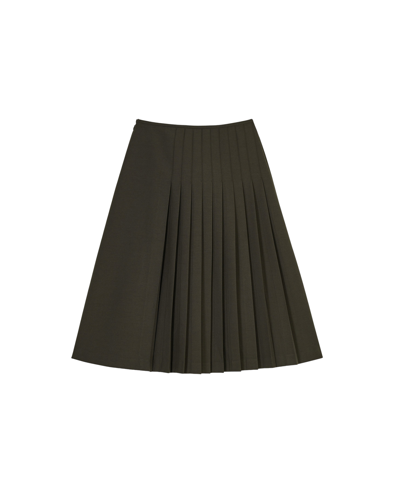 Unbalance Pleats Skirt