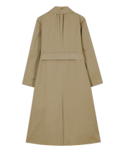 Padded Trench Coat In Beige