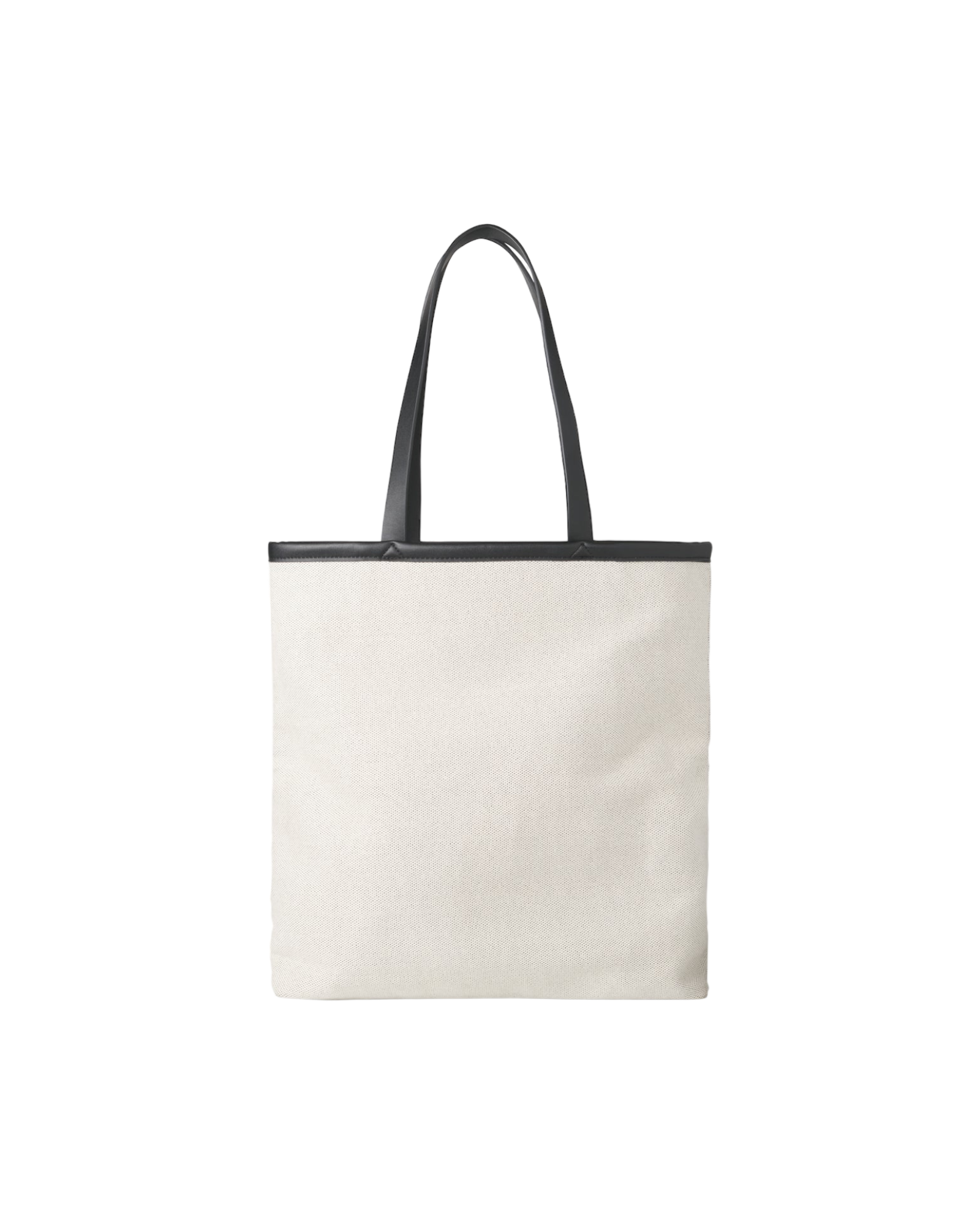 Recycled Tote Bag In Canvas Black
