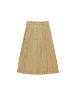 Double Pleats Skirt In Begie