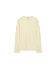 Shoulder Slit T-shirt In Yellow