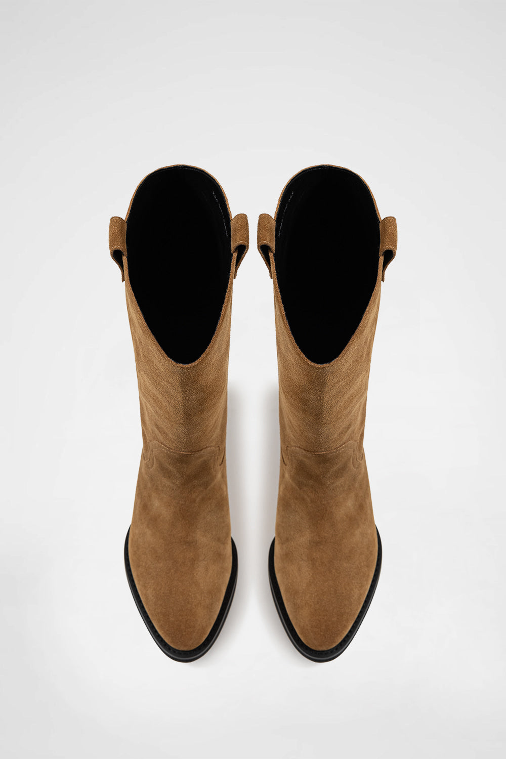 Mild Western Boots In Camel