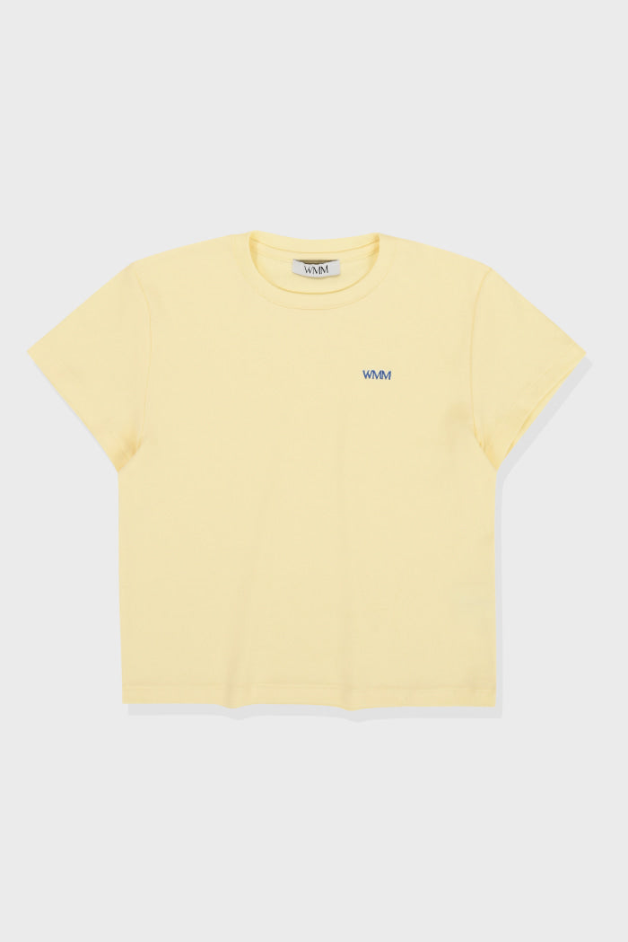 WMM Small Logo T Shirt In Lemon