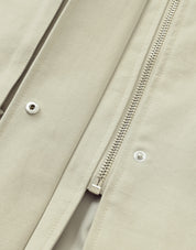 Half Hood Trench In Beige