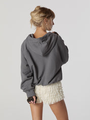 Bonnie Hoodie In Charcoal