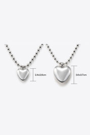Heart String Necklace In Medium
