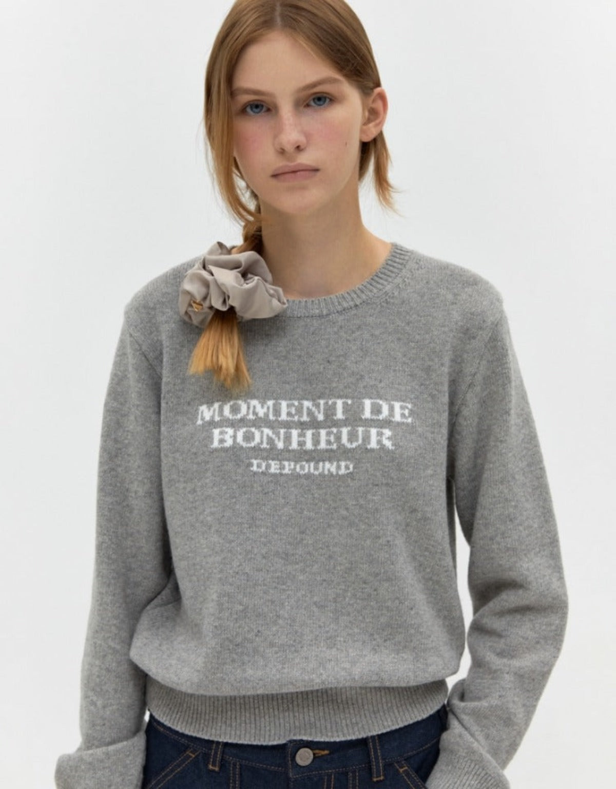 Moment Knit In Gray