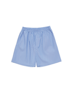 Leka Shorts In Dark Blue Stripe