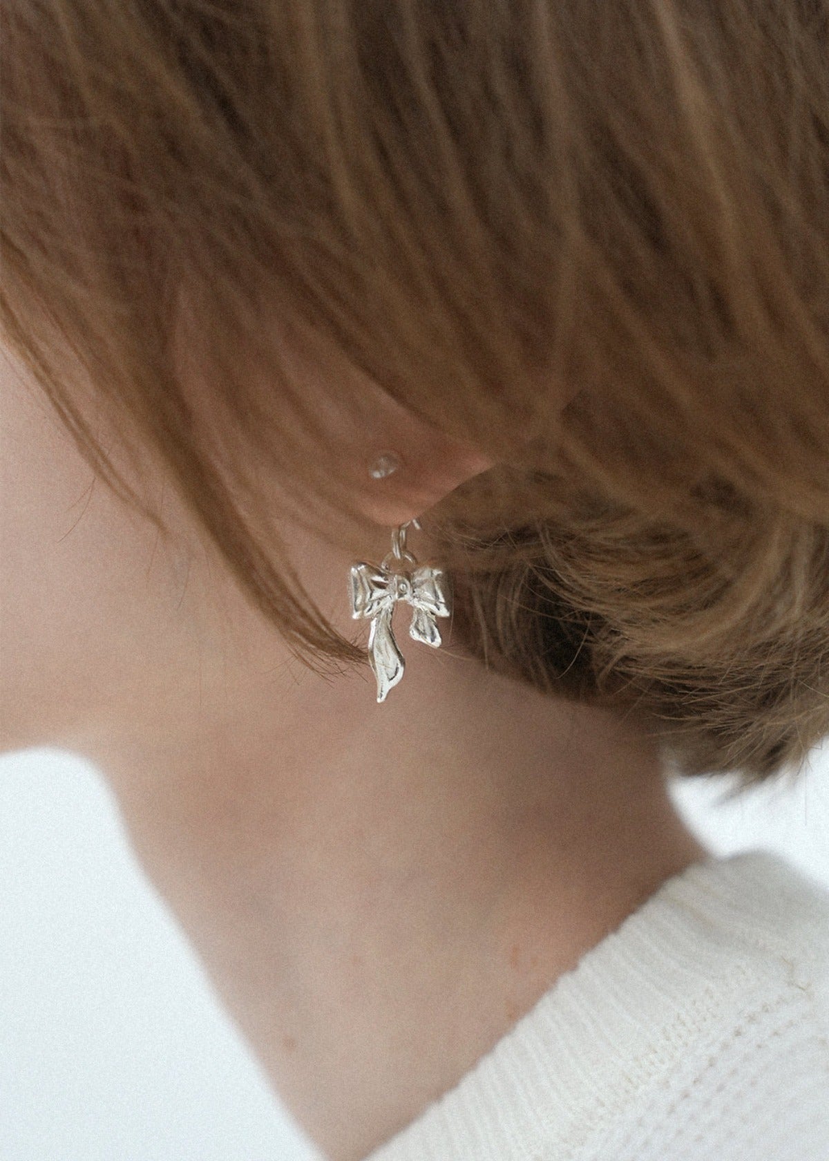 Holiday Bow Earring