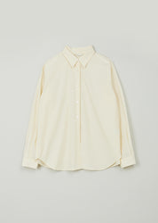 Bio Poplin Shirt In Cream