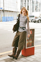 Mild Western Boots In Brown