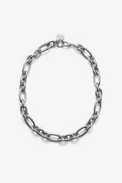 Irregular Chain Necklace In Silver