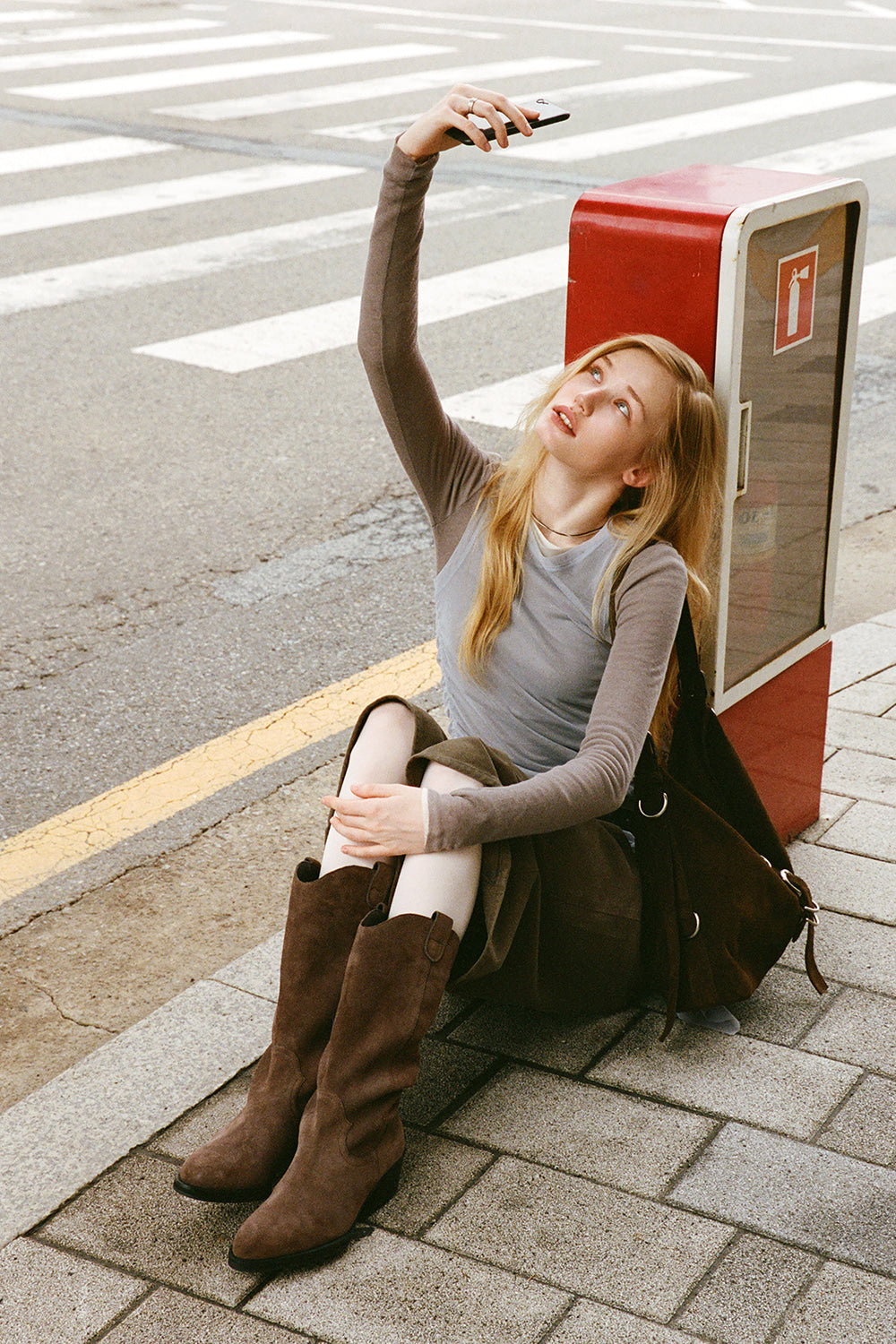 Mild Western Boots In Brown