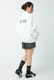 Loose Fit Coach Jacket In White
