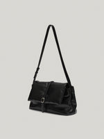 Journal Puffer Bag In Soft Black