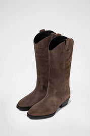 Mild Western Boots In Brown