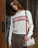Puff Jacquard Knit In Ivory