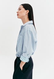 Striped Shirt In Blue