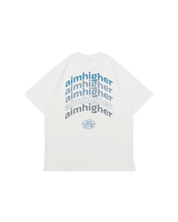 Aim Higher Club Arch Logo Tee In White