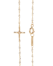 復古鑽石十字手鍊