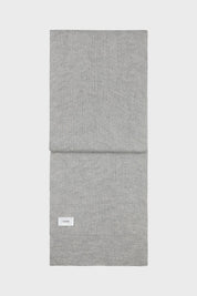 特殊針織圍巾淺灰色混色