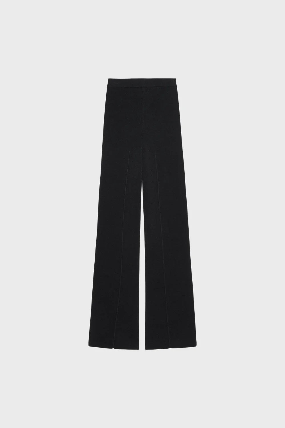 Knitted Trousers In Black 028