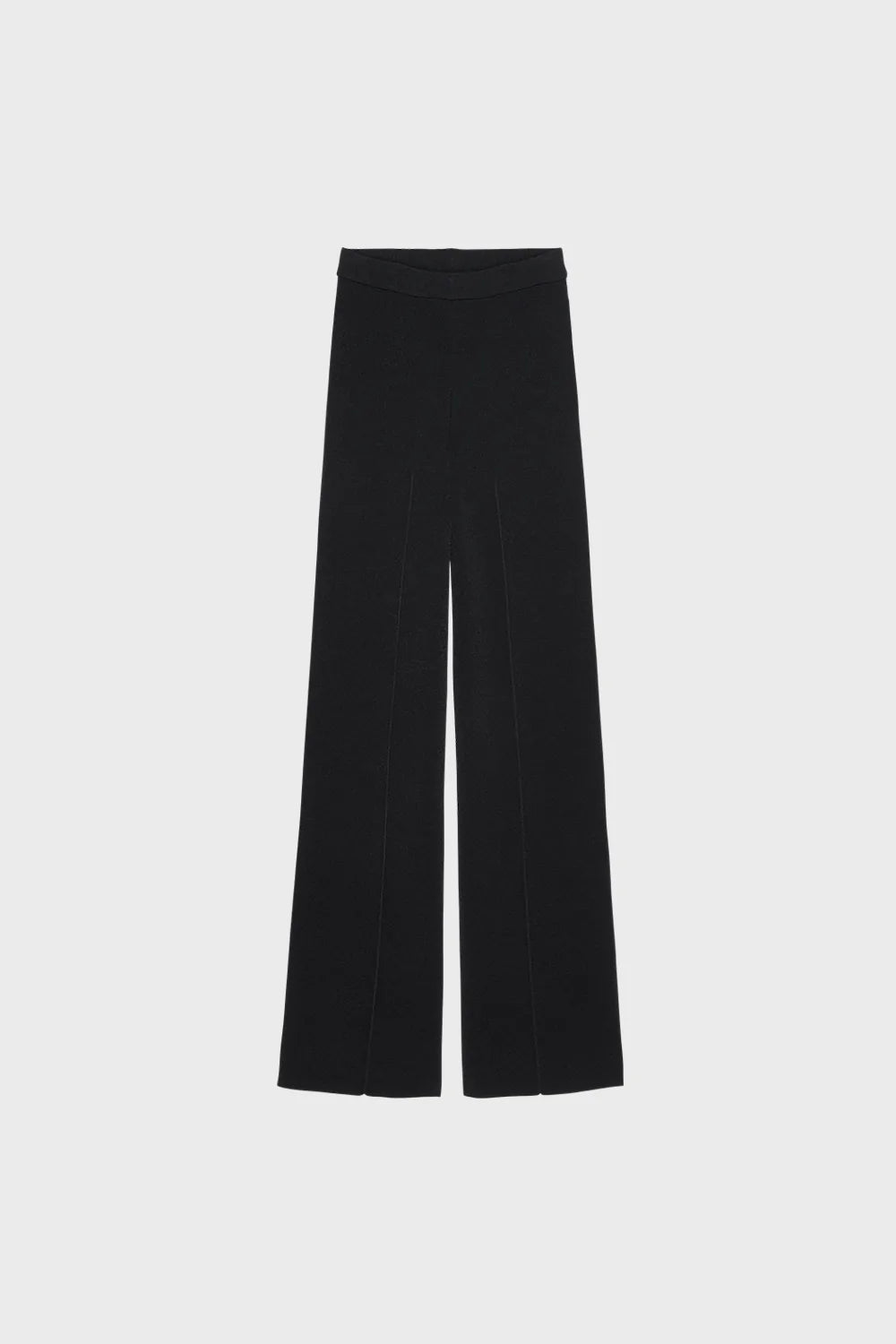 Knitted Trousers In Black 028