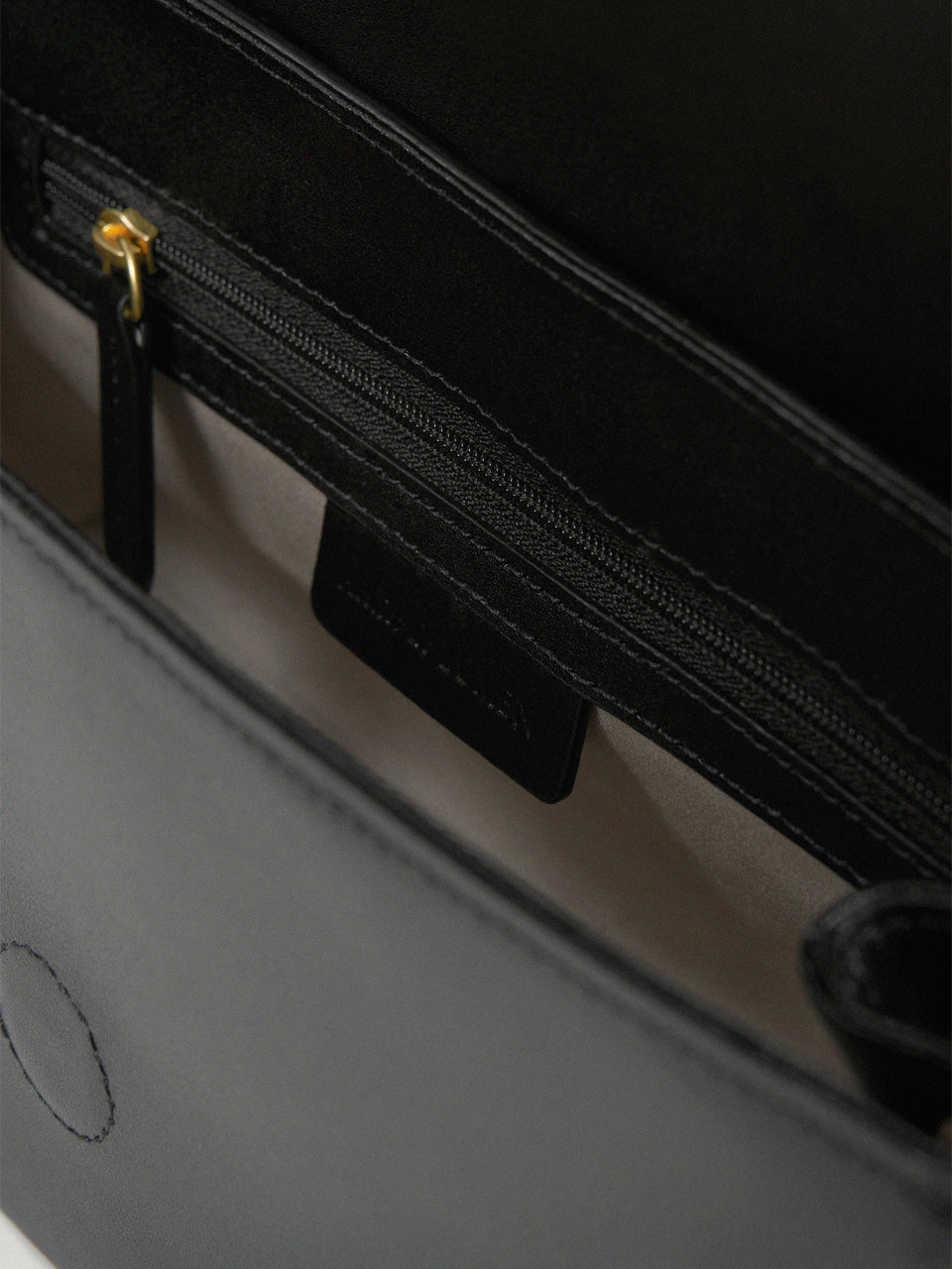 Journal Shoulder Bag In Soft Black