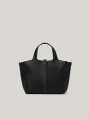 Panier Tote Bag In Soft Black