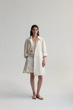 Summer Volume Trench In Off White