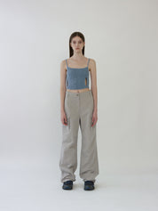Utility Cargo Pants In Wave Grey