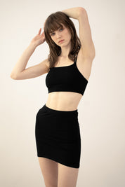 BODY Mini Skirt in Black