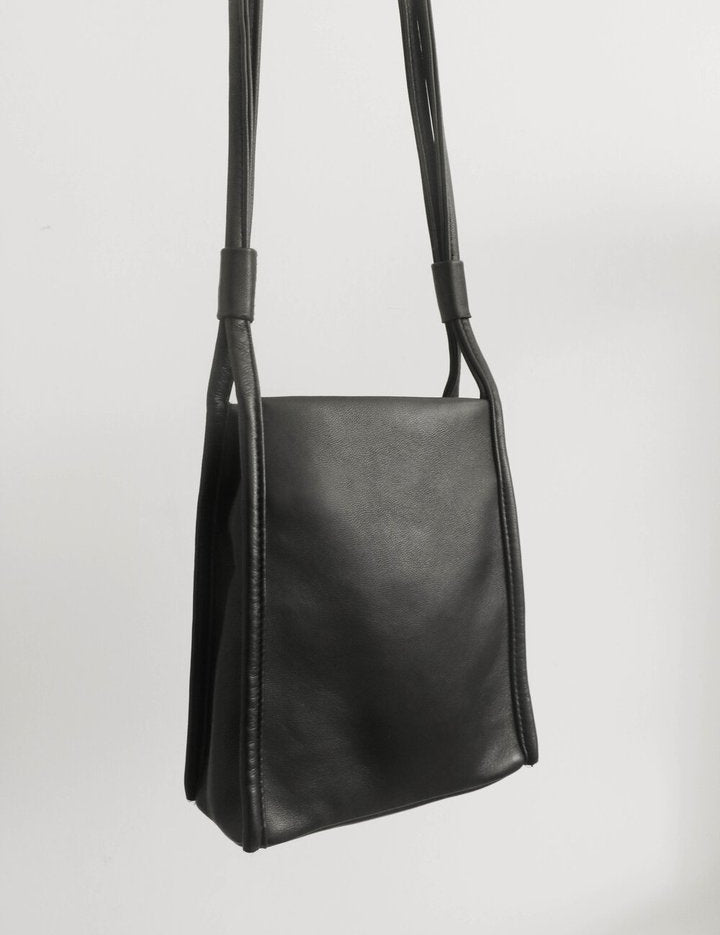 Pocket Soft Leather Crossbody Bag