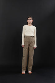 Mailo Cotton Pants In Camel