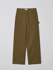 Rigid Carpenter Jeans In Khaki Brown