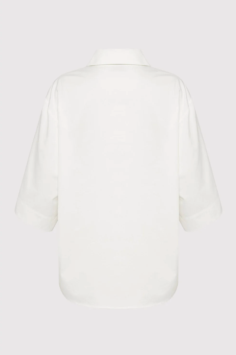 白色短袖棉質襯衫