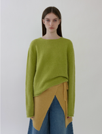 Oversized Sweater In Green