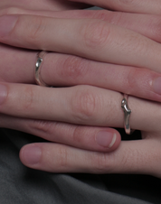 Couple Ring Set 01 In Silver