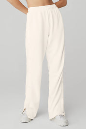 Courtside Tearaway Snap Pant In Ivory