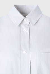 Boy Boxy Shirt In White