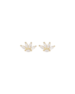 Blooming Lotus Stud Earrings