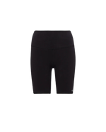 High-waist Biker Short In Black