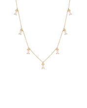 Clear Baguette CZ Drop Necklace SHN01283