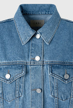 Flap-pocket Denim Jacket In Blue