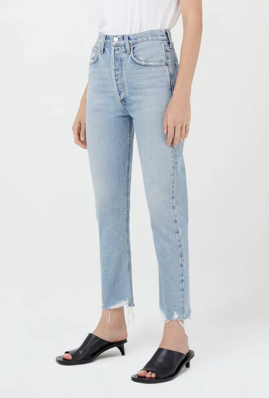 Fen High Rise Relaxed Tapered Jean In Dimension