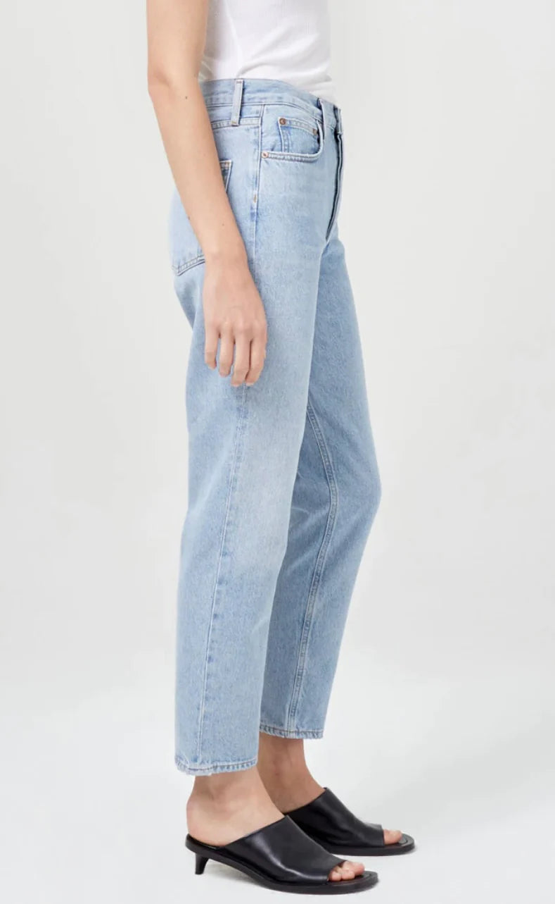 Fen High Rise Relaxed Tapered Jean In Dimension