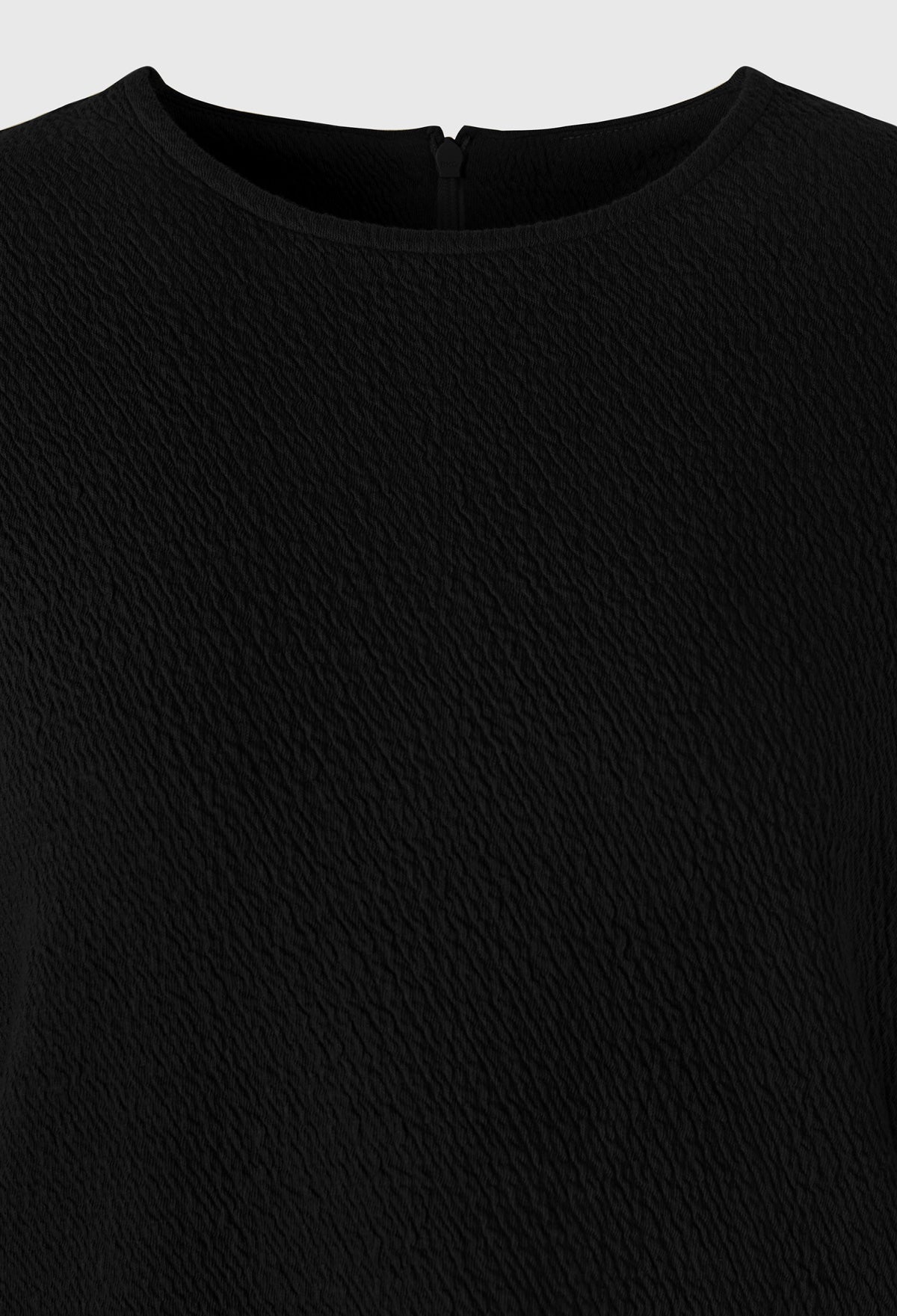Long-sleeve Ripple T-shirt In Black