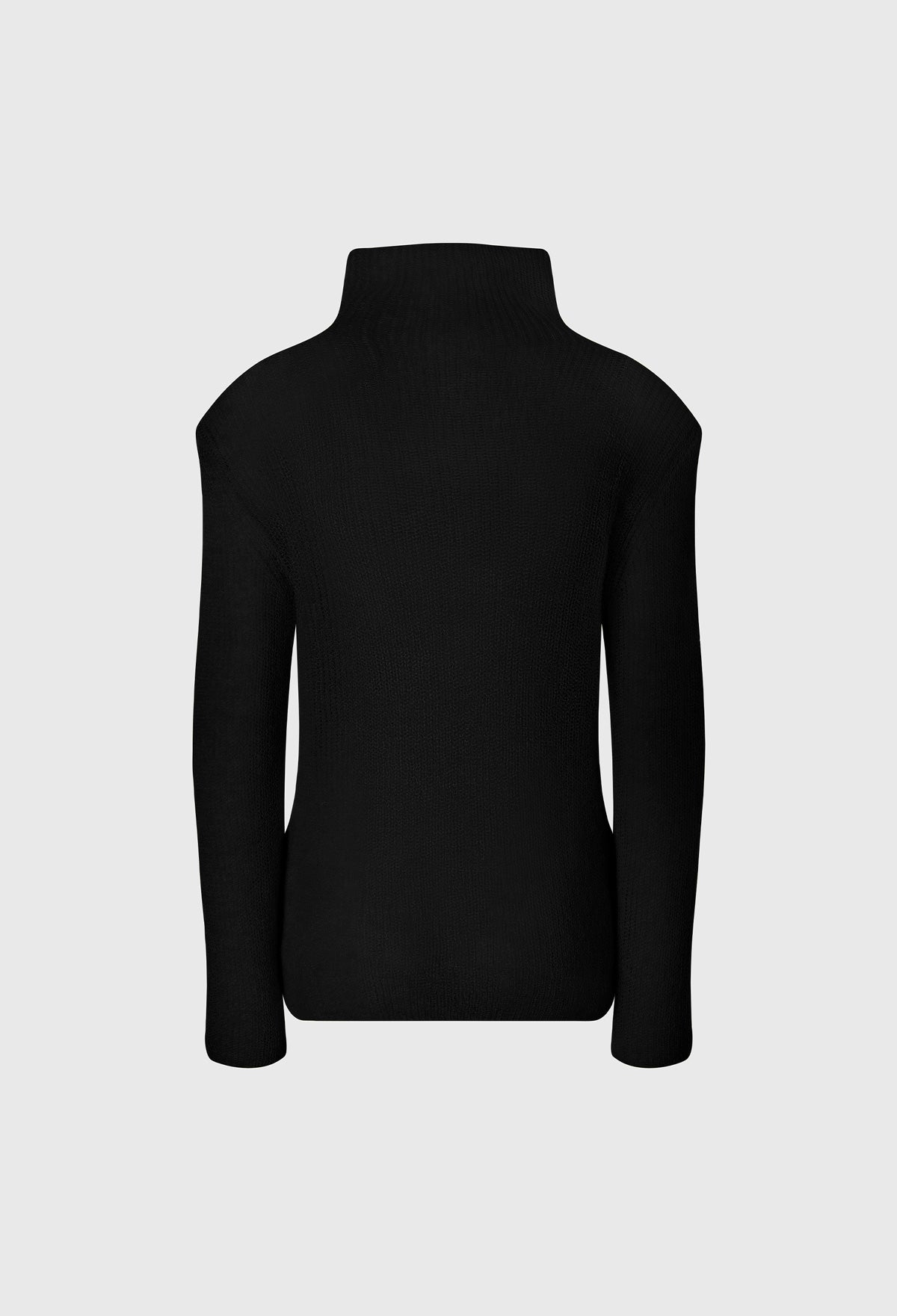 Mohair Blended Sweater In Black