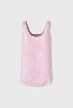 Plume Scoop-neck Sleeveless Blouse In Pink